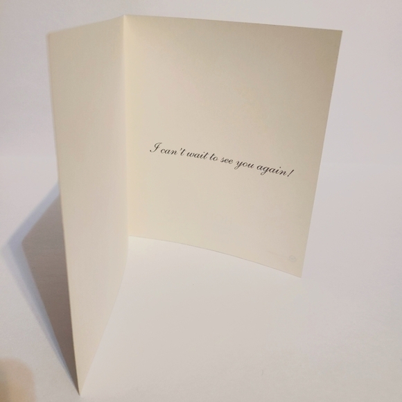 Vintage pink tulip missing you card - Picture 2 of 4